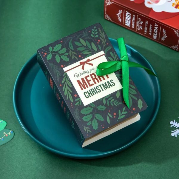 Christmas Book Shape Candy Boxes - Image 4