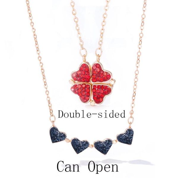 Diamond Clover Necklace - Image 6