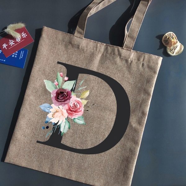 Shopping Canvas Linen Tote Bag - Image 7