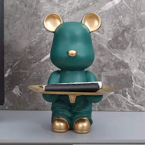 Miniature Cute Bear Sculpture - Image 3