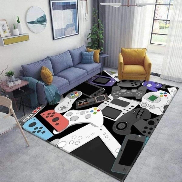 Non-Slip Gamer Controller Area Rugs - Image 2