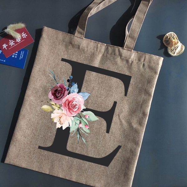 Shopping Canvas Linen Tote Bag - Image 8