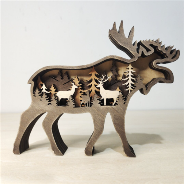 Wooden Animal With LED Light - Image 9