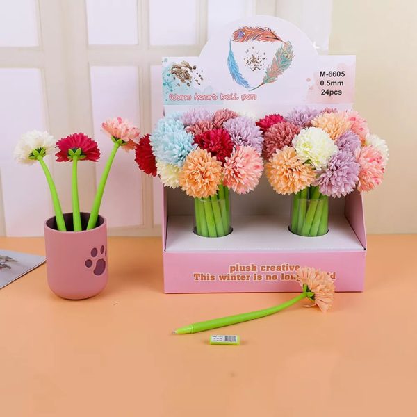 Creative Rose Flower Silicone Pen - Image 6