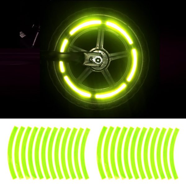 Reflective Bike Wheel Sticker - Image 2