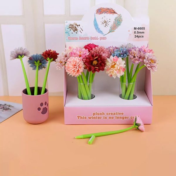 Creative Rose Flower Silicone Pen - Image 7