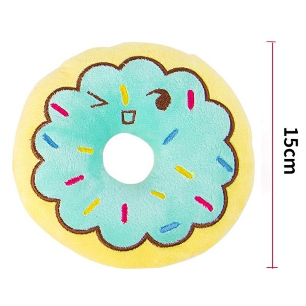 Donut-Shaped Dog Plush Toy - Image 9