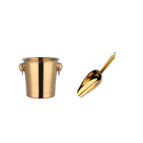 Portable Stainless Steel Ice Bucket - Image 8