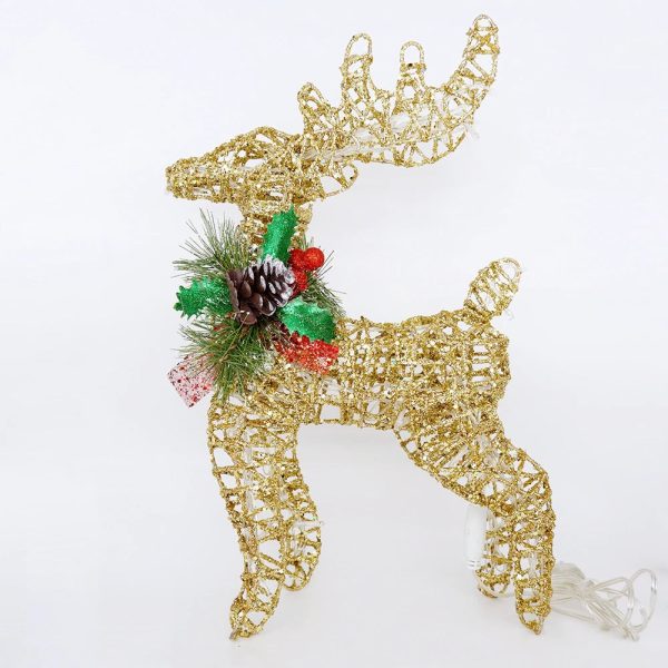 Magic Christmas Deer With LED Lights - Image 9