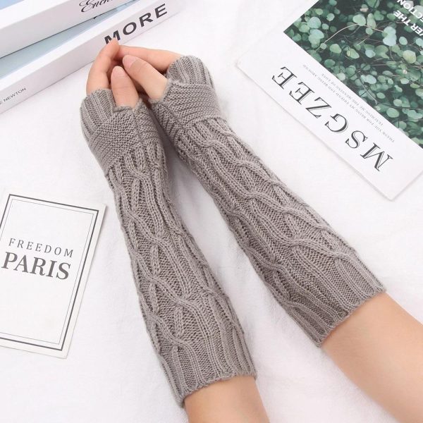 Winter Women Knitted Gloves - Image 2
