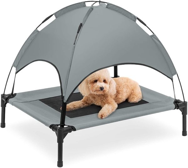 2022 NEW Luxury Elevated Dog Bed With Canopy - Image 5