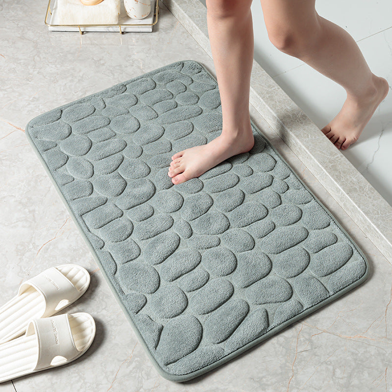 Pebble Stone Bathroom Carpet