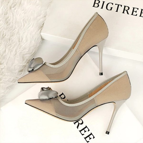 Women's Elegant Rose Flower Shoes - Image 5