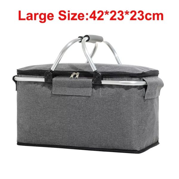 Camping Folding Thermal Cooler Bag - Image 14