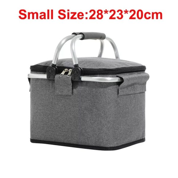 Camping Folding Thermal Cooler Bag - Image 6
