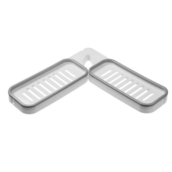 Bathroom Corner Punch-Free Rack - Image 2