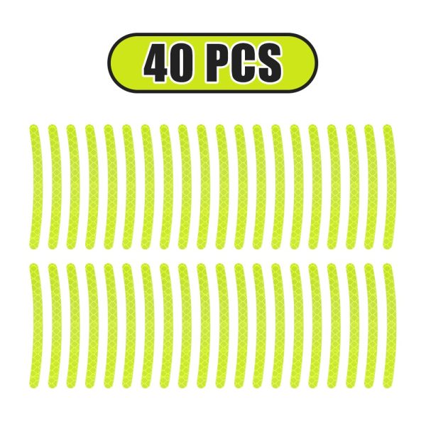 Wheel Hub Reflective Luminous Stickers - Image 4