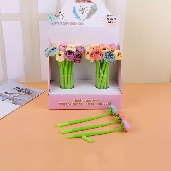 Creative Rose Flower Silicone Pen - Image 8