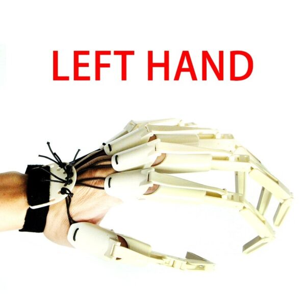 left hand (white)