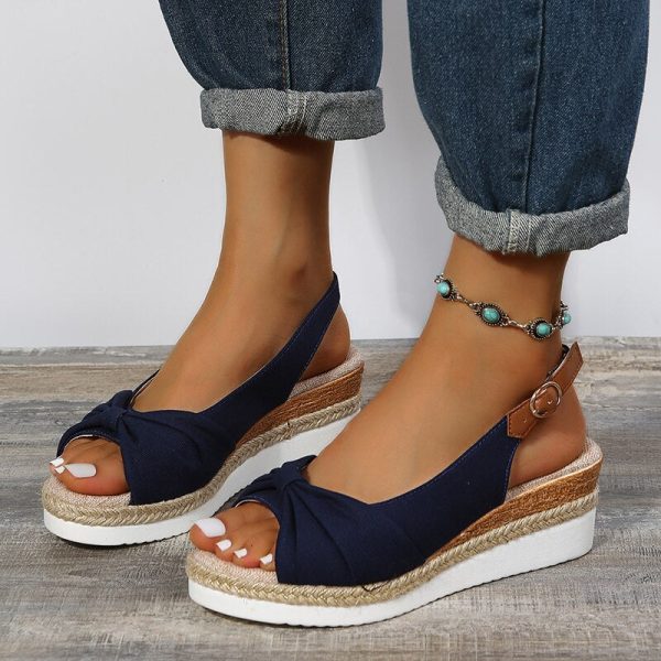 2022 NEW Women's Summer Fashion Wedges Sandals - Image 4