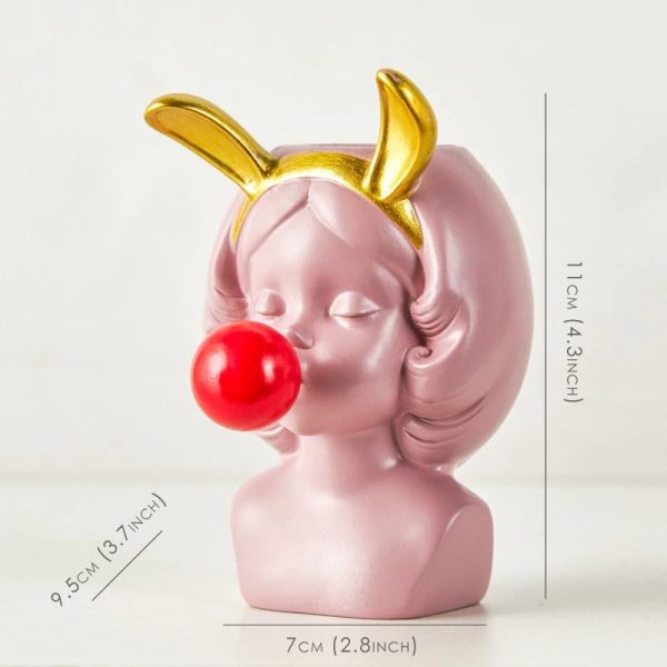 Bubblegum Girl Vase - Image 8