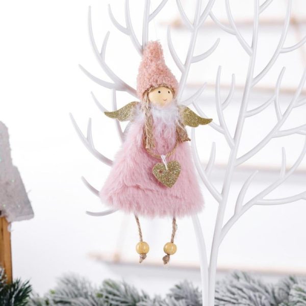 Angel Plush Doll Christmas Decoration - Image 3