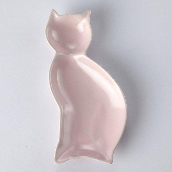 Creative Cartoon Cat Plate - Image 2