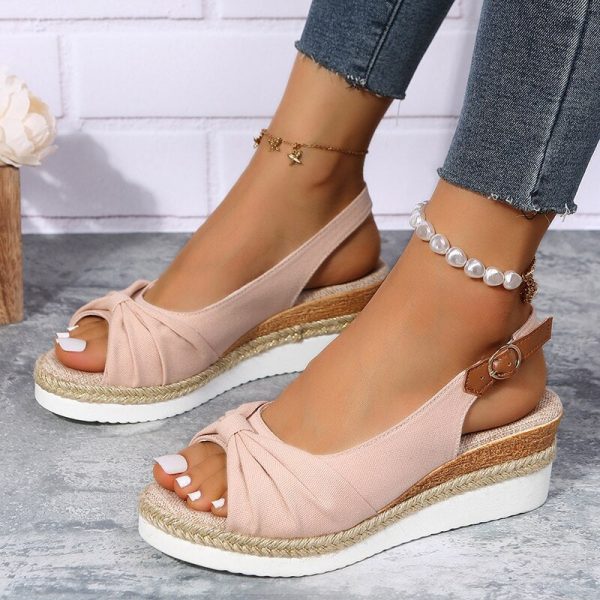2022 NEW Women's Summer Fashion Wedges Sandals - Image 3