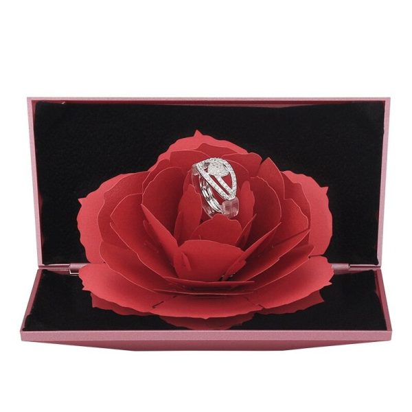 Red Rose Ring Box - Image 4