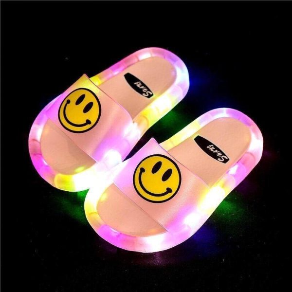 LED Light Kids Soft Base Slippers - Image 4