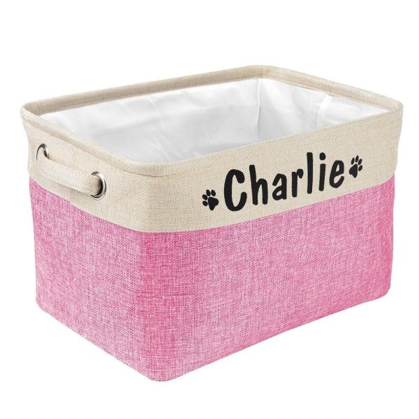 Personalized Pet Toy Storage Basket - Image 6