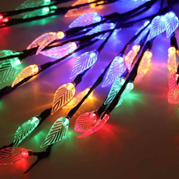 Leaf Branch Solar Garden Lights - Image 2