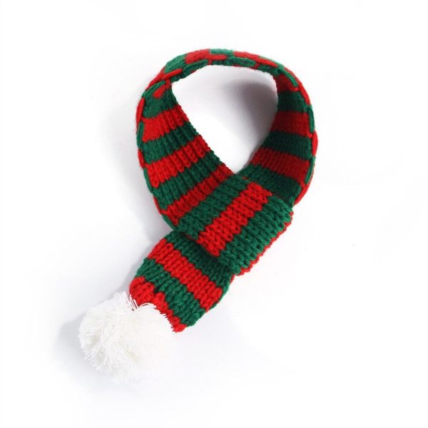 Pet Fashion Christmas Knit Scarf - Image 11