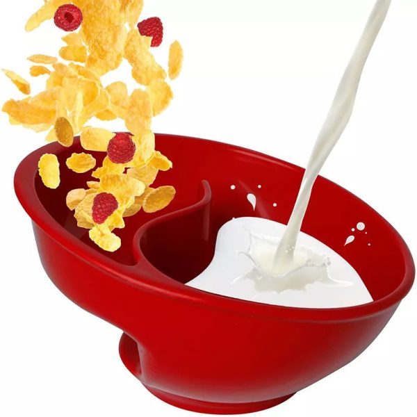 Spiral Slide Partitioned Cereal Bowl - Image 2
