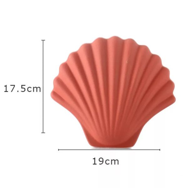 Abstract Art Shell Ceramic Flower Vase - Image 8