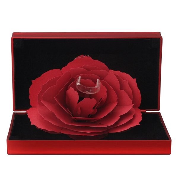Red Rose Ring Box - Image 2