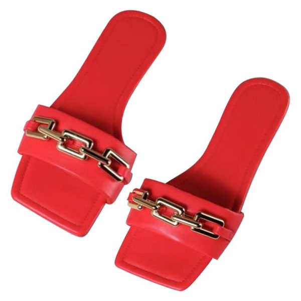 2022 NEW Fashion Women's Beach Sandals With Chains - Image 8