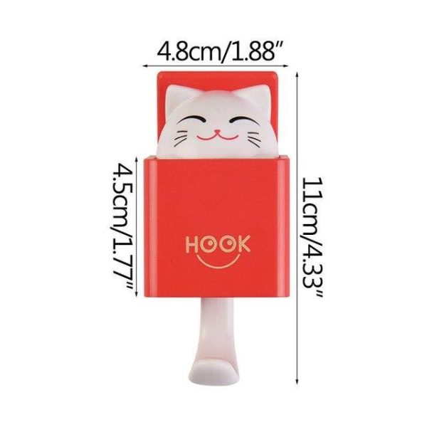 Hidden Cat Wall Hanging Hook - Image 9