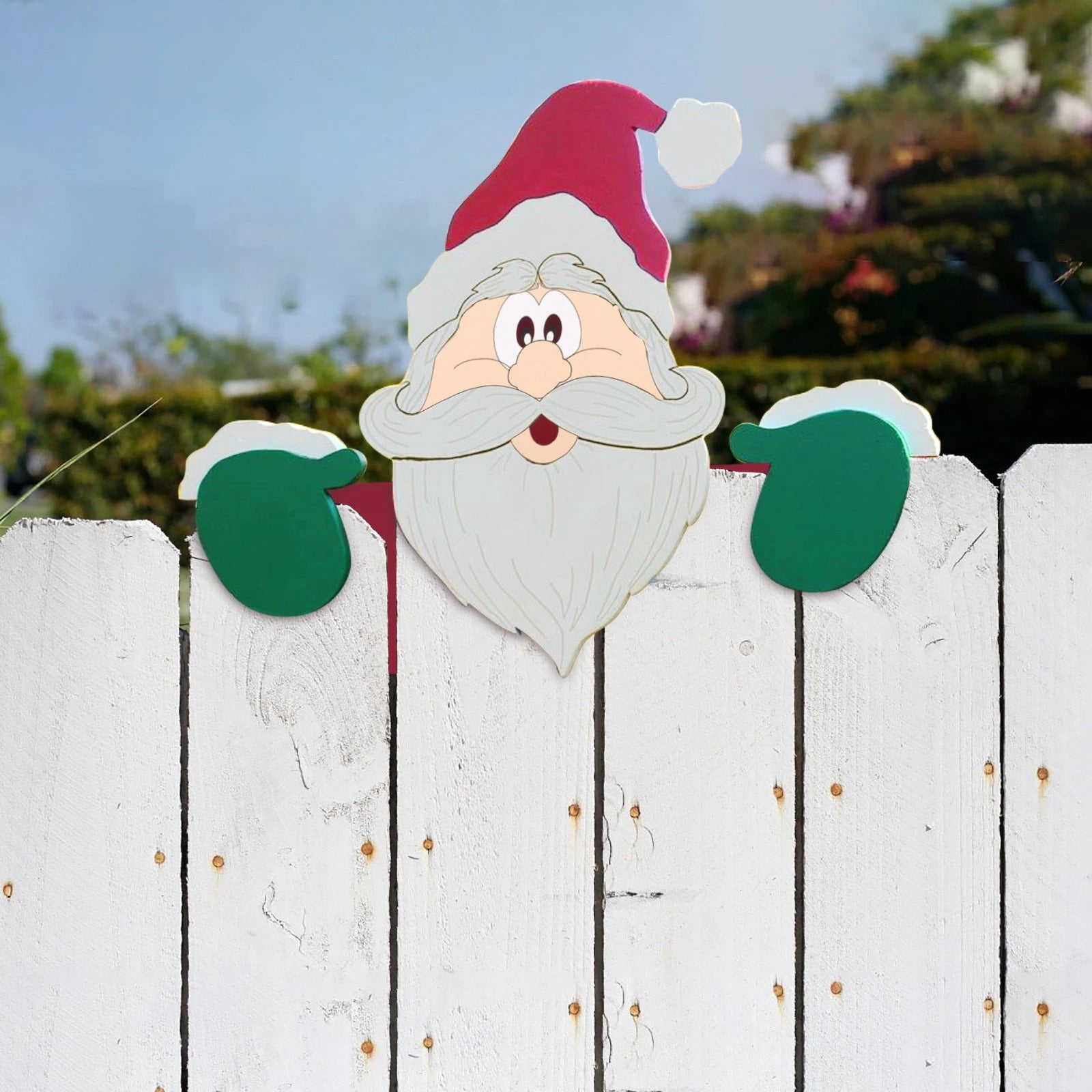 Christmas Fence Decoration