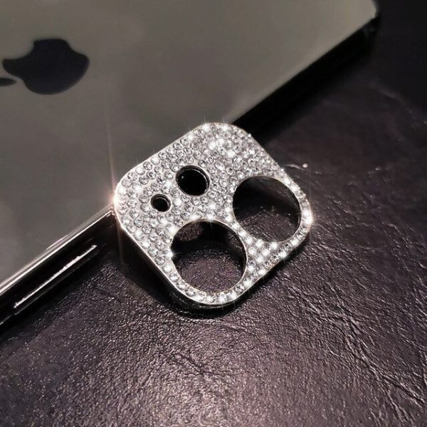 Luxurious Diamond Shiny Lens Protection For iPhone - Image 2