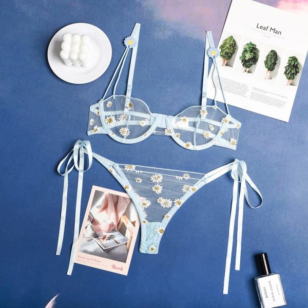 2022 NEW Women's Floral Lace Sexy Set - Image 2