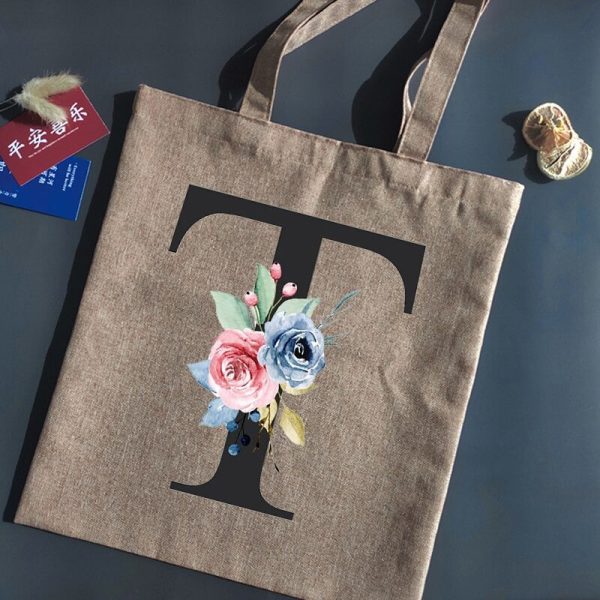 Shopping Canvas Linen Tote Bag - Image 23