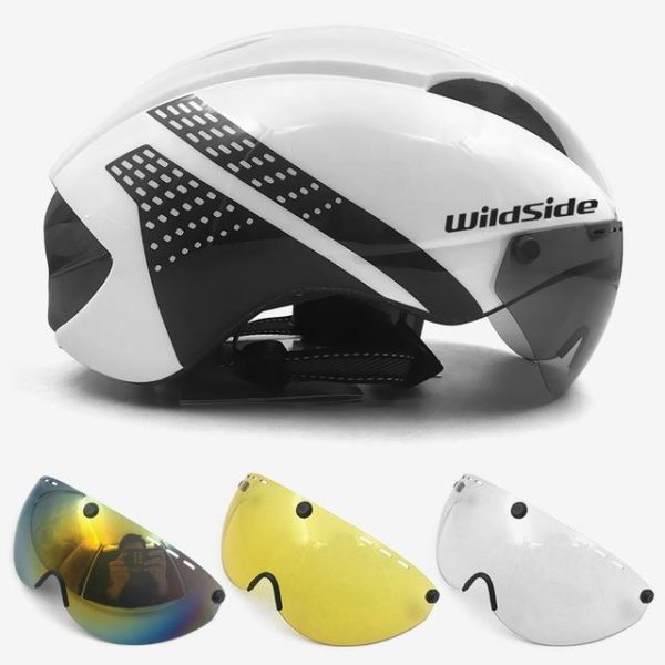 Aero Cycling Helmet With Visors - Image 6
