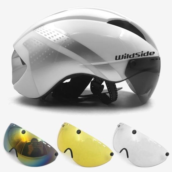 Aero Cycling Helmet With Visors - Image 5