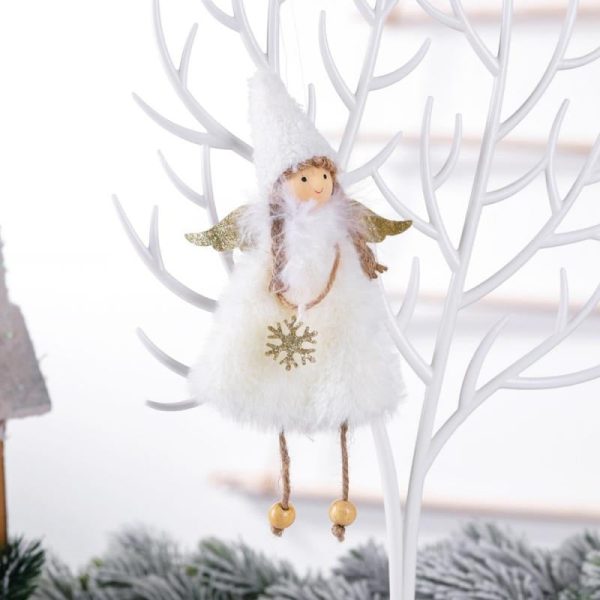 Angel Plush Doll Christmas Decoration - Image 2