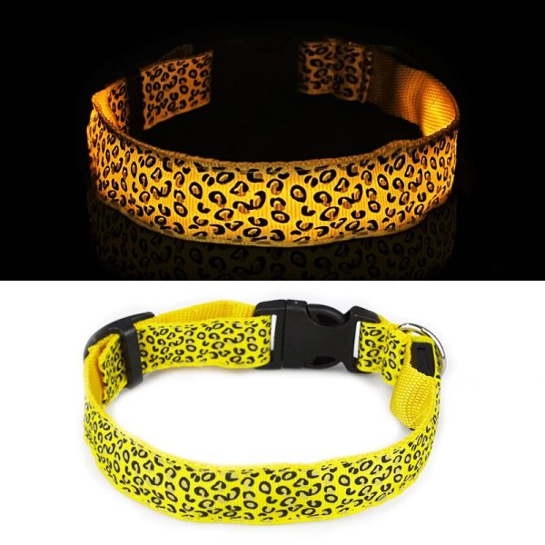 2022 NEW Fashion LED Leopard Print Dog Collar - Image 3