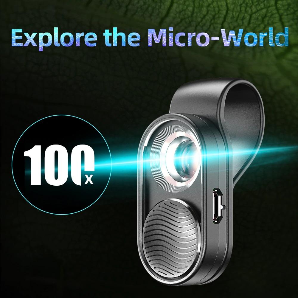 Microscope Lens With LED Light