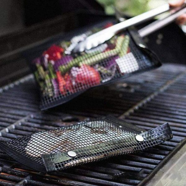 Non-Stick BBQ Mesh Grilling Bag - Image 3