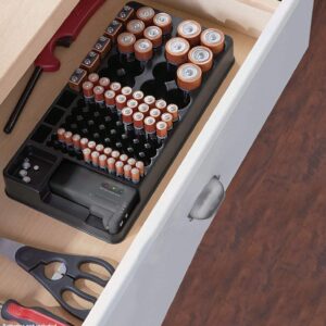 Battery Organizer With Energy Tester