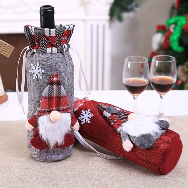 Christmas Wine Bottle Decor - Image 3